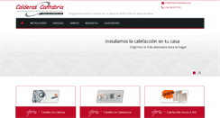 Desktop Screenshot of calderascantabria.com
